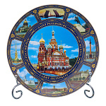 Тарелка сувенирная "Санкт-Петербург. Спас на крови"